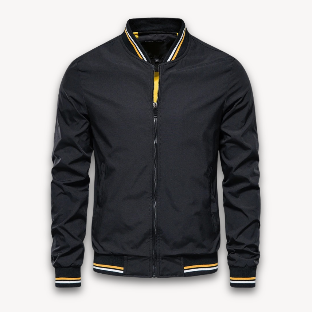 EB | Herren Leichte Polyester Bomberjacke - Lässiger Windbreaker