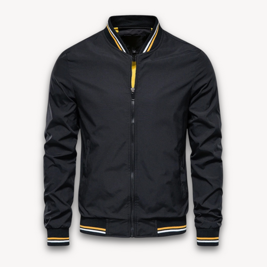EB | Herren Leichte Polyester Bomberjacke - Lässiger Windbreaker