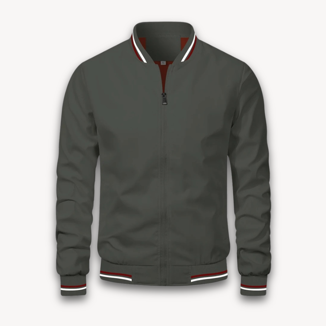 EB | Herren Leichte Polyester Bomberjacke - Lässiger Windbreaker