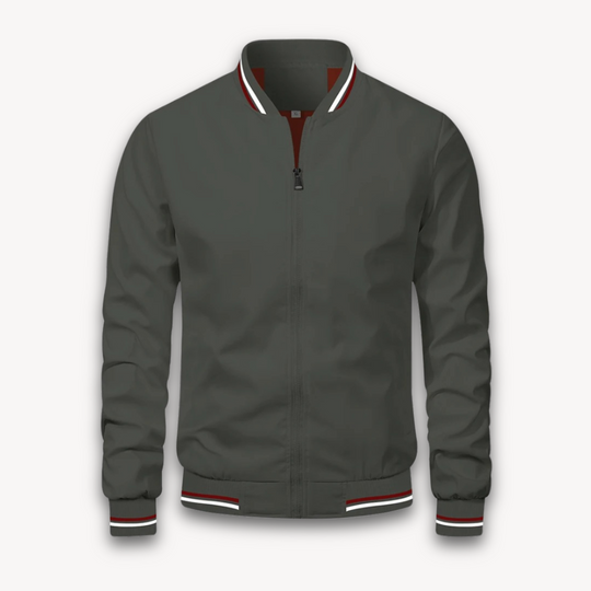 EB | Herren Leichte Polyester Bomberjacke - Lässiger Windbreaker