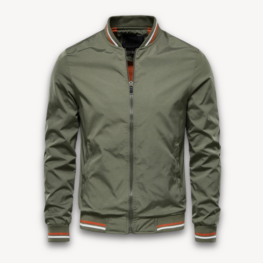 EB | Herren Leichte Polyester Bomberjacke - Lässiger Windbreaker
