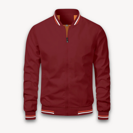 EB | Herren Leichte Polyester Bomberjacke - Lässiger Windbreaker