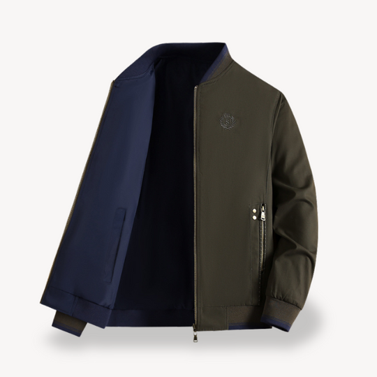 EB | Herren Leichte Wendbare Bomberjacke - Slim Fit, Mehrere Farben