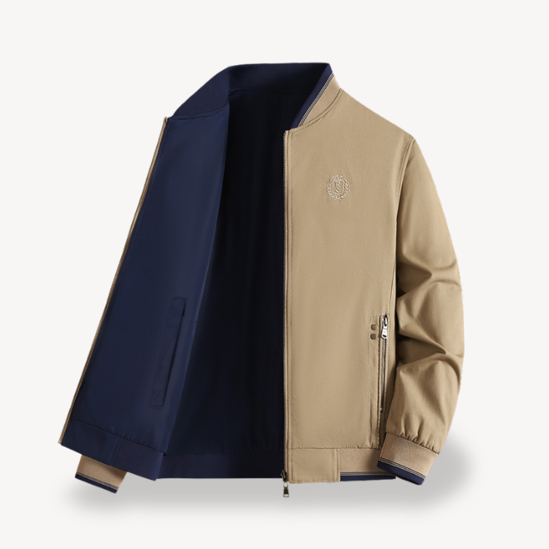 EB | Herren Leichte Wendbare Bomberjacke - Slim Fit, Mehrere Farben