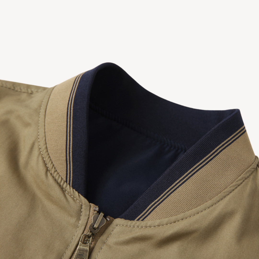 EB | Herren Leichte Wendbare Bomberjacke - Slim Fit, Mehrere Farben