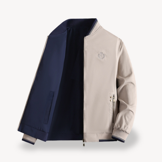 EB | Herren Leichte Wendbare Bomberjacke - Slim Fit, Mehrere Farben