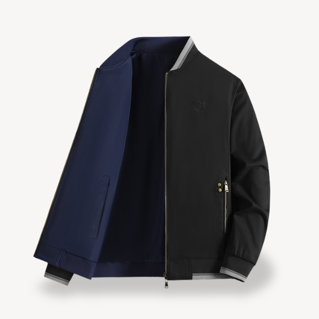 EB | Herren Leichte Wendbare Bomberjacke - Slim Fit, Mehrere Farben