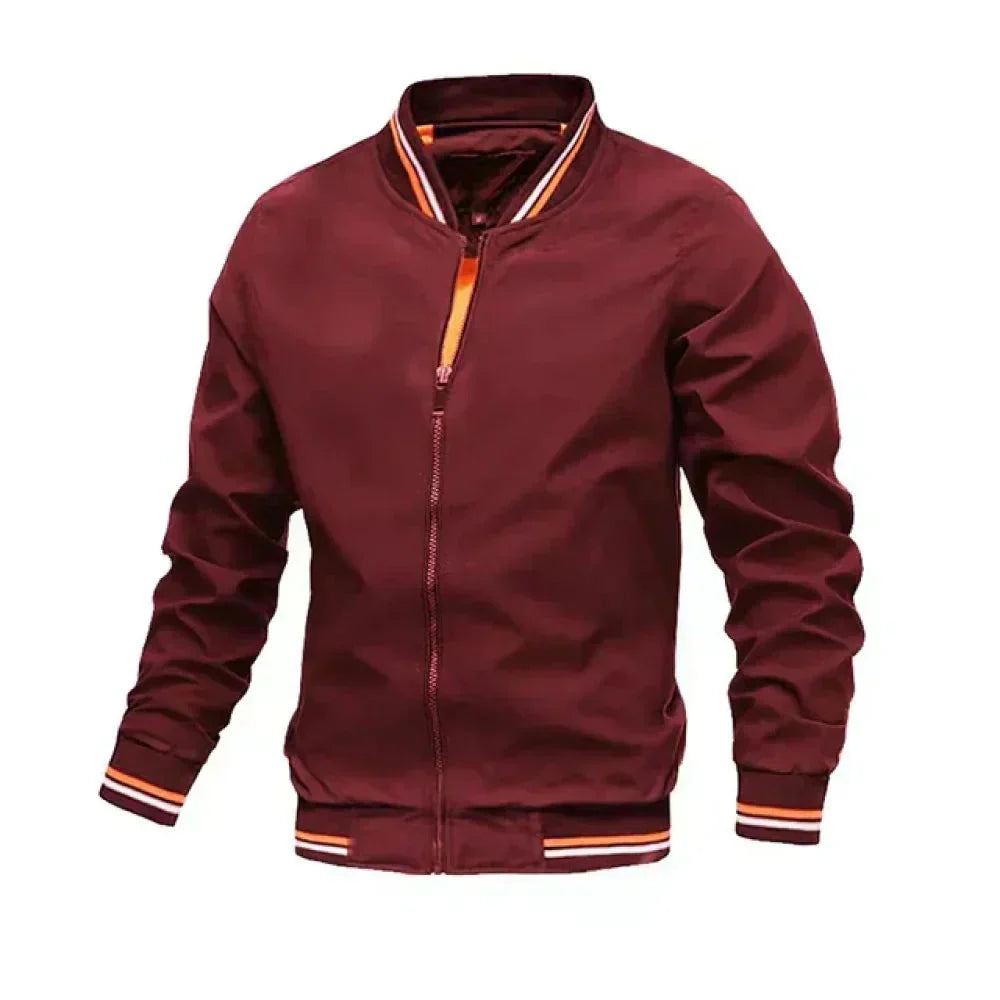 EB | Herren Leichte Sommer Gestreifte Bomberjacke