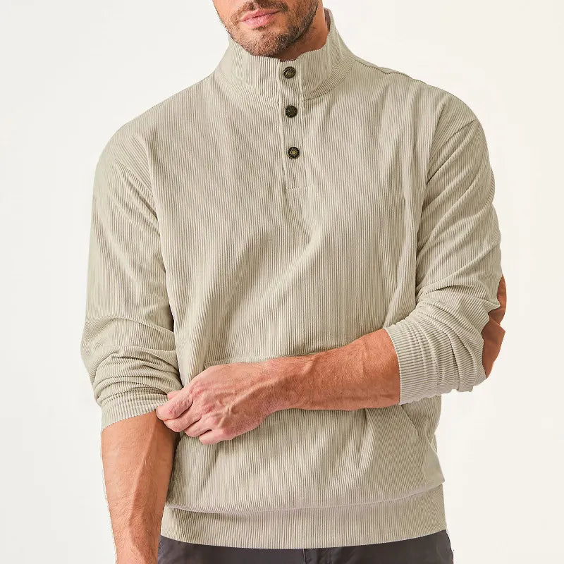 EB | Herrenpullover mit Stehkragen