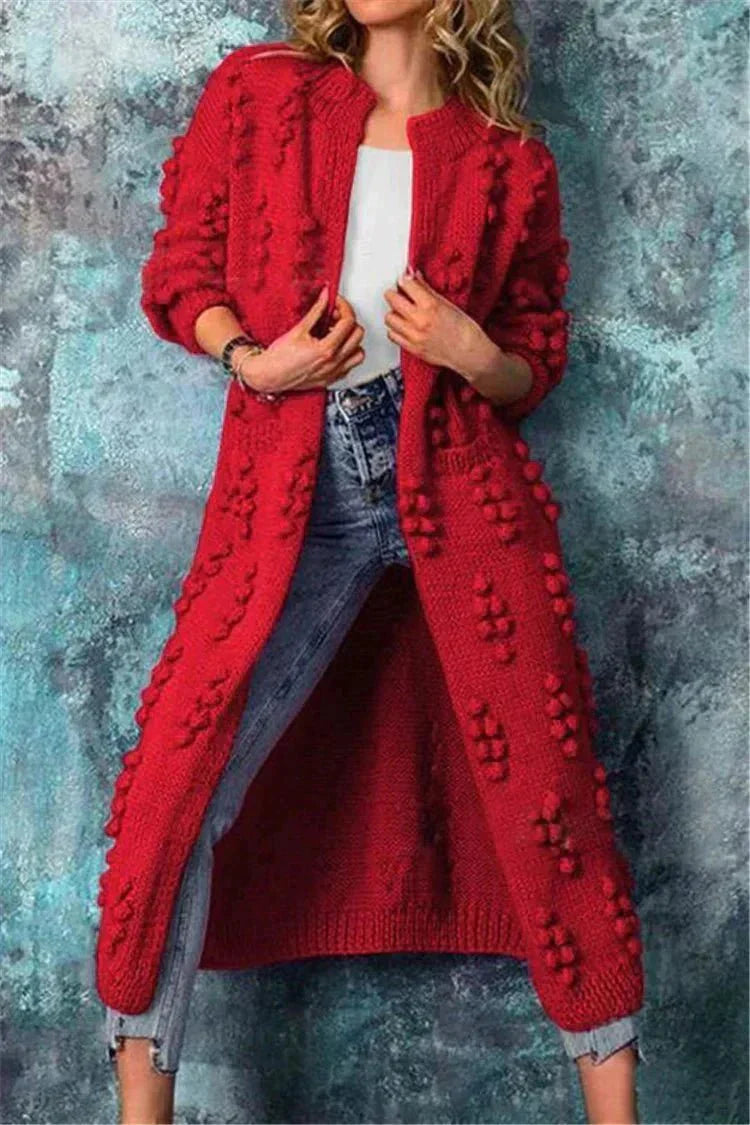 EB | Damen Strickjacke mit Strickmuster
