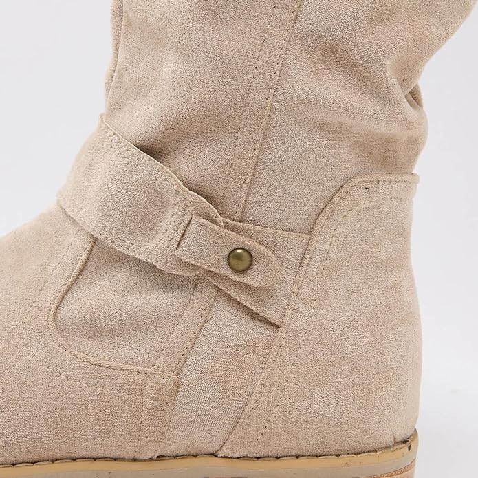 EB | Knielange Winterstiefel mit Absatz