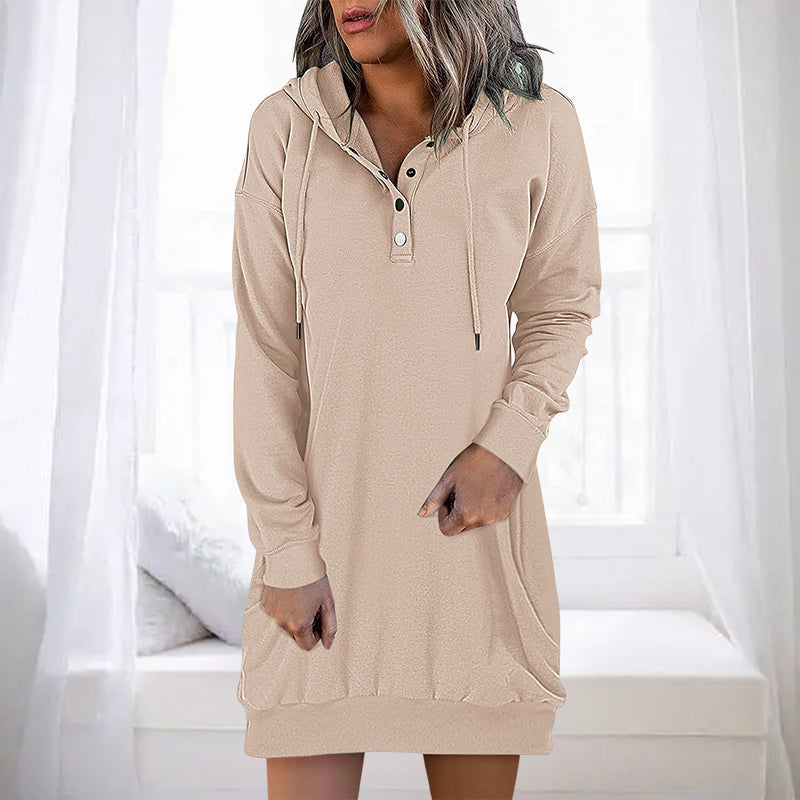 EB | Minimalistischer Langer Damen-Hoodie