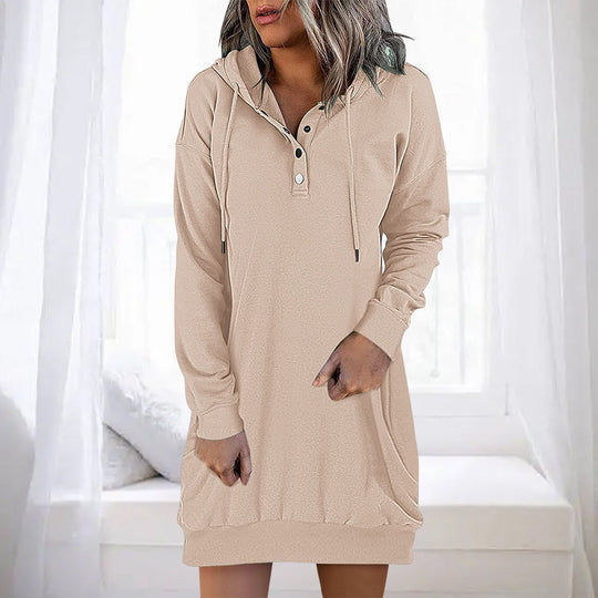 EB | Minimalistischer Langer Damen-Hoodie