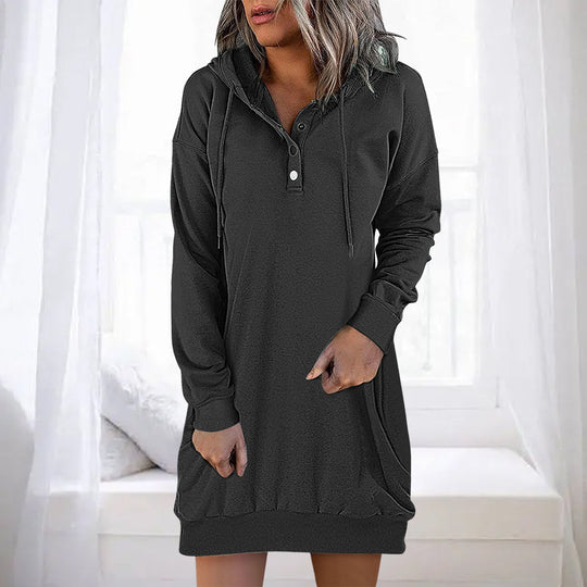 EB | Minimalistischer Langer Damen-Hoodie