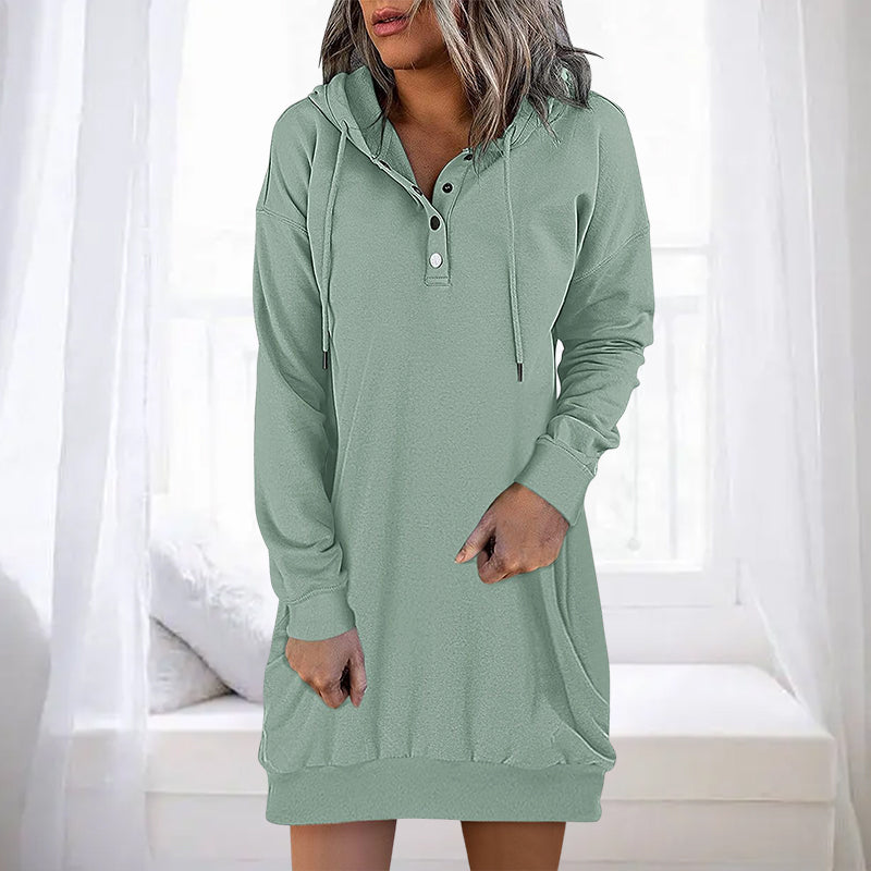 EB | Minimalistischer Langer Damen-Hoodie