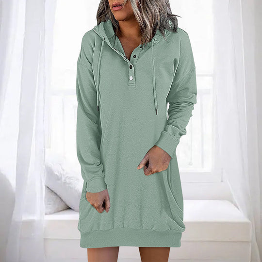 EB | Minimalistischer Langer Damen-Hoodie