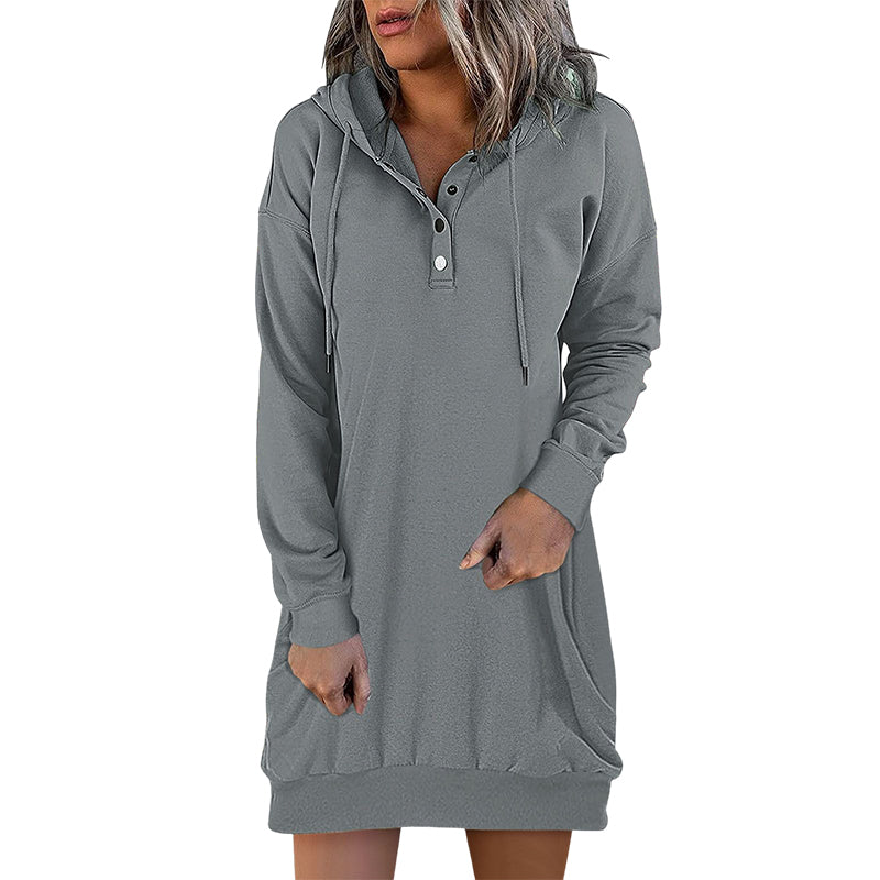 EB | Minimalistischer Langer Damen-Hoodie