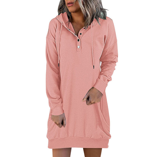 EB | Minimalistischer Langer Damen-Hoodie