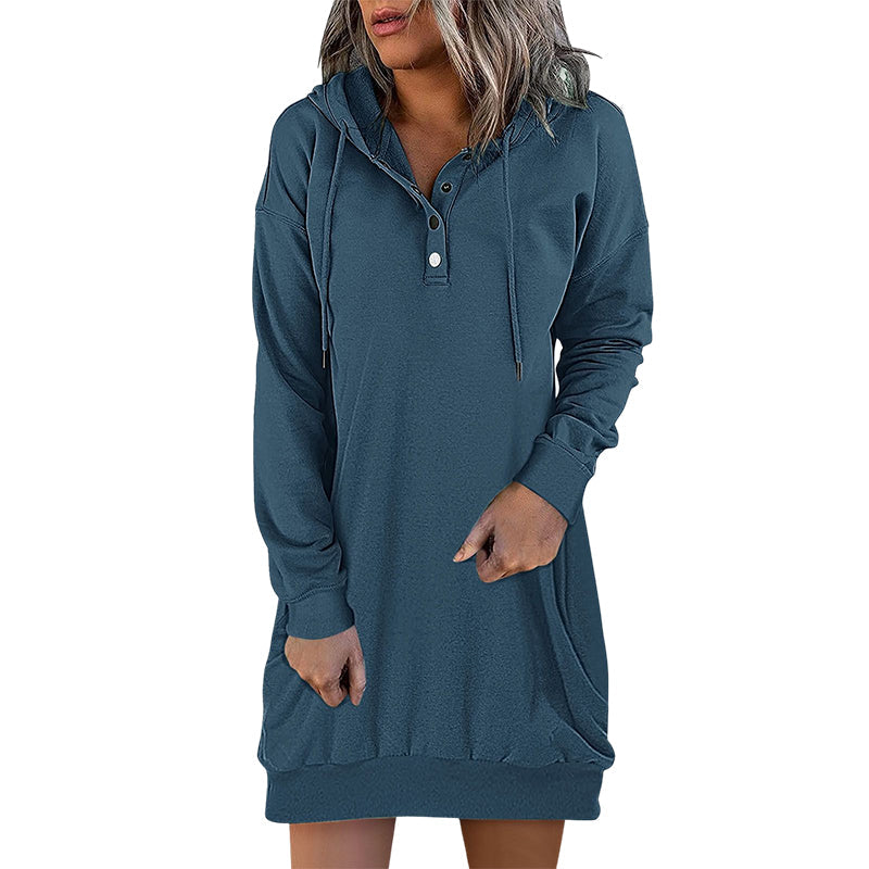 EB | Minimalistischer Langer Damen-Hoodie