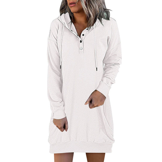 EB | Minimalistischer Langer Damen-Hoodie