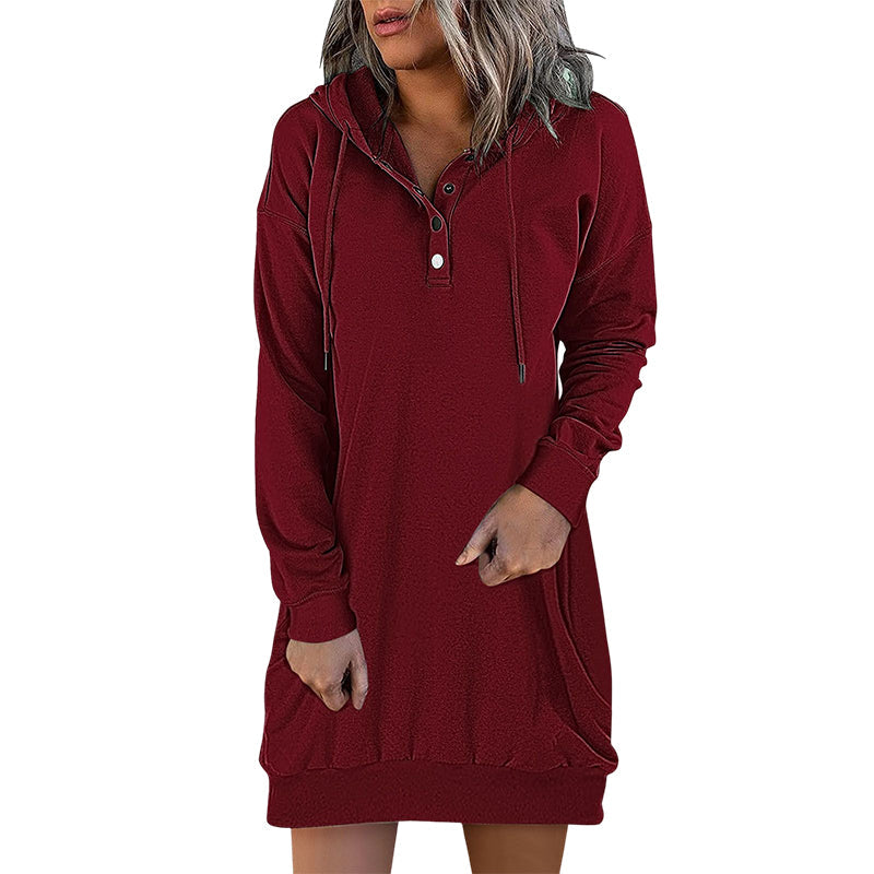 EB | Minimalistischer Langer Damen-Hoodie