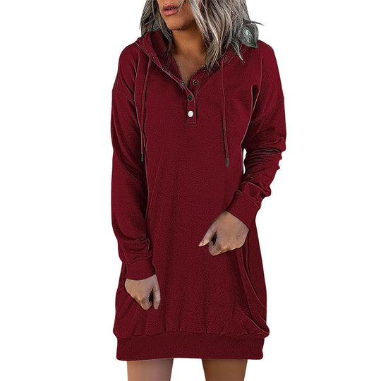 EB | Minimalistischer Langer Damen-Hoodie
