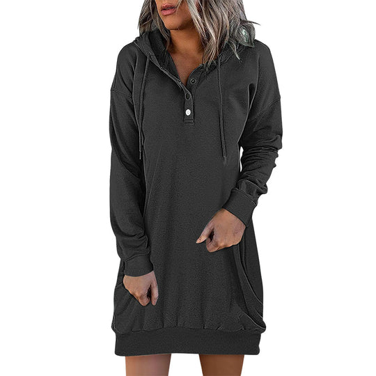 EB | Minimalistischer Langer Damen-Hoodie