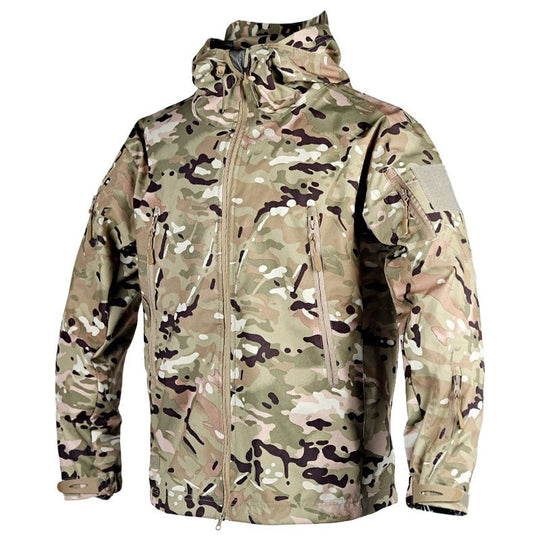 EB | Outdoor-Jacke - Wasserabweisend - Kapuze mit Kordelzug - Verstellbare Bündchen - Zip-Taschen