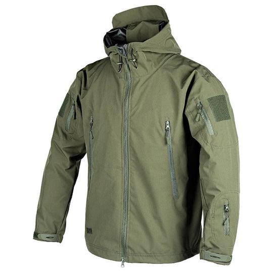 EB | Outdoor-Jacke - Wasserabweisend - Kapuze mit Kordelzug - Verstellbare Bündchen - Zip-Taschen