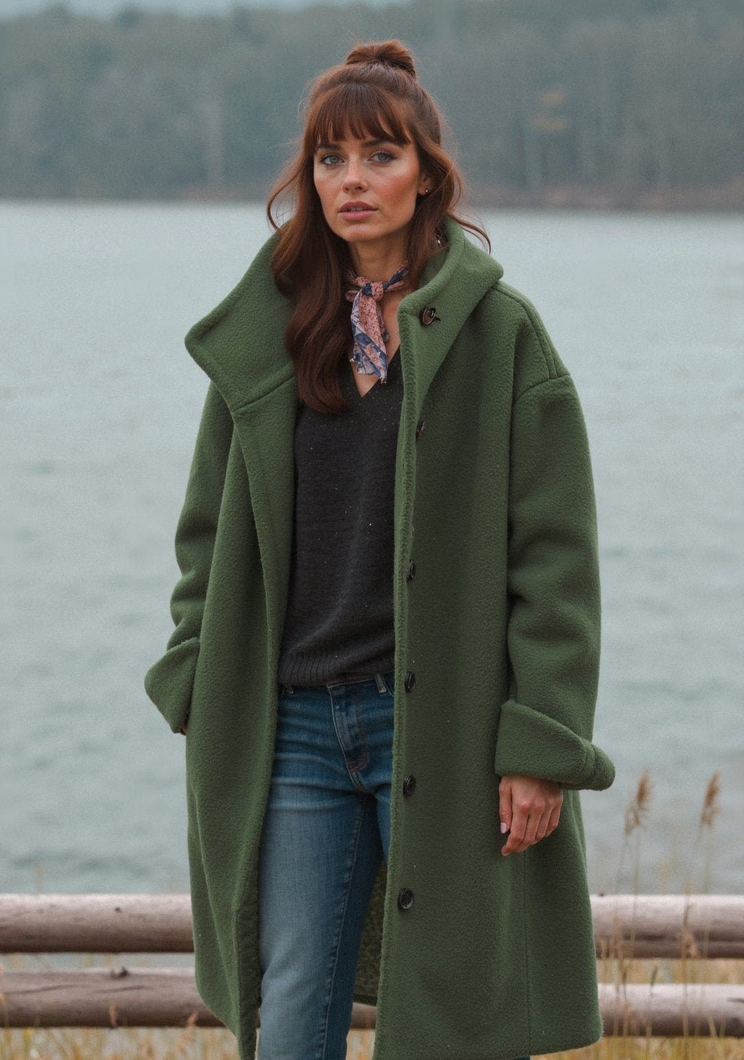 EB | Oversize-Jack - stilvolle Fleece-Damenoutdoor