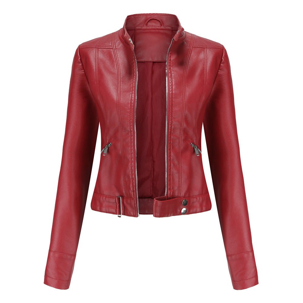 EB | Damen Bikerjacke mit Tailliertem Schnitt und Modernem Design