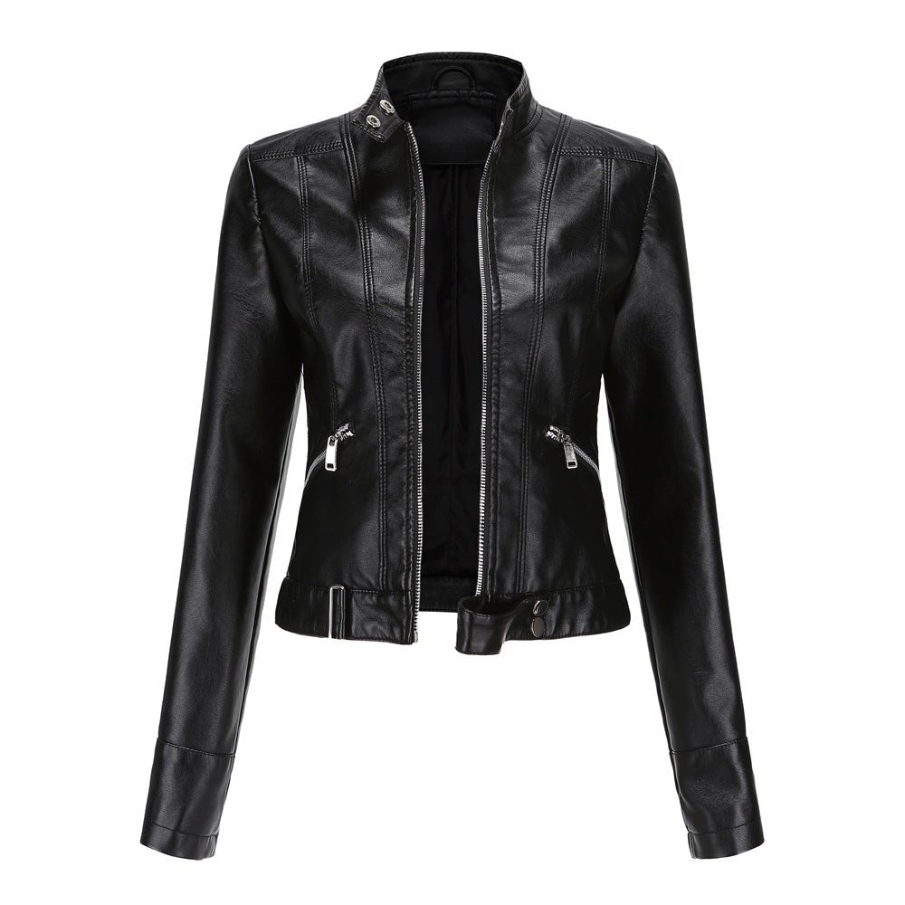 EB | Damen Bikerjacke mit Tailliertem Schnitt und Modernem Design
