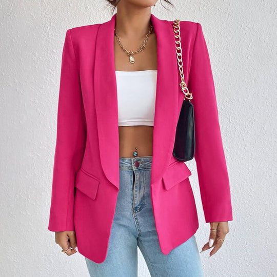 EB | Langarm Offene Front Blazer - Moderne