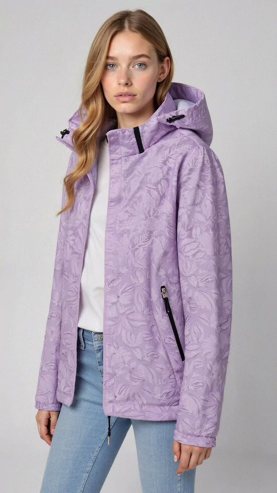 EB | Die Bedruckte Outdoor-Jacke mit Kapuze für Aktive Tage mit Stil