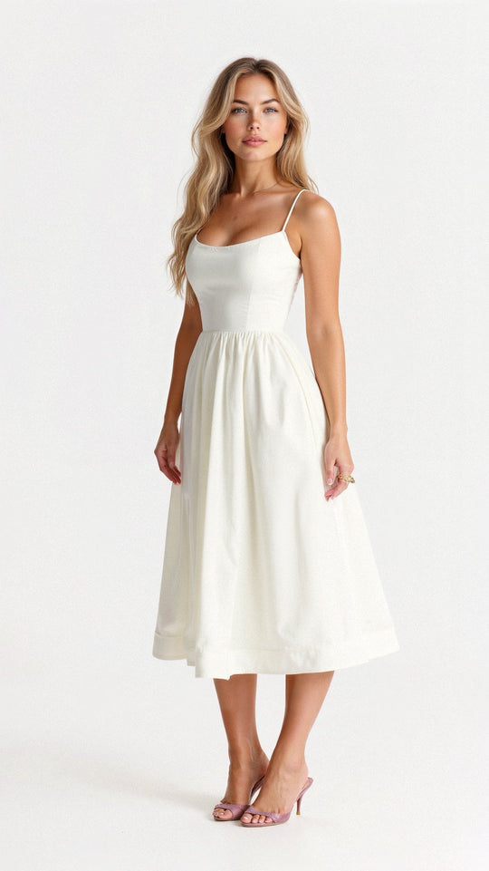 EB | Elegantes Ärmelloses Midikleid für Damen