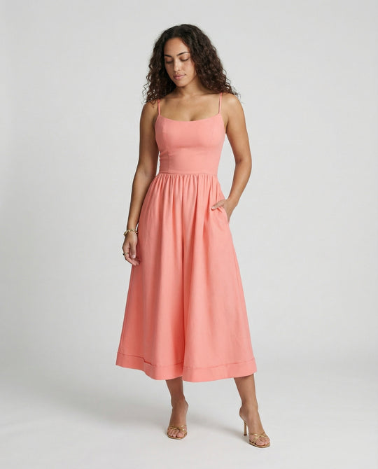 EB | Elegantes Ärmelloses Midikleid für Damen