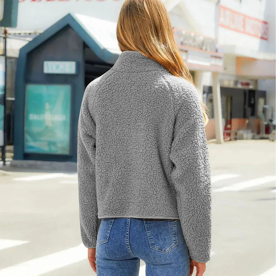 EB | Steppjacke mit Reißverschluss für Frauen Langarm