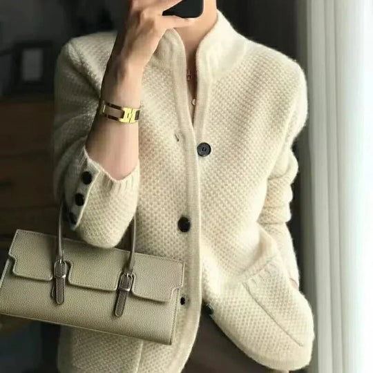 EB | Elegante Strickjacke für Damen mit langen Ärmeln