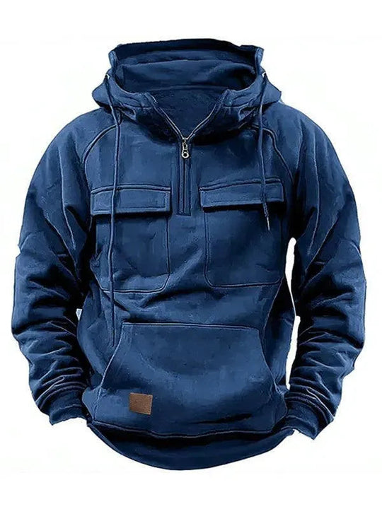 EB | Mehrfach-Taschen Kapuzen Herren Winterjacke