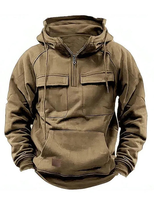 EB | Mehrfach-Taschen Kapuzen Herren Winterjacke