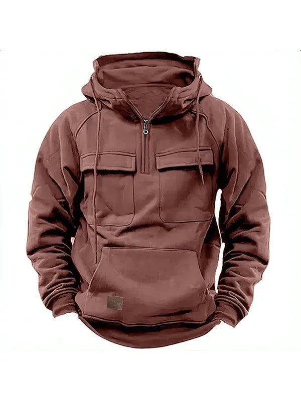 EB | Mehrfach-Taschen Kapuzen Herren Winterjacke