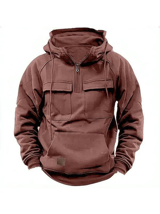 EB | Mehrfach-Taschen Kapuzen Herren Winterjacke