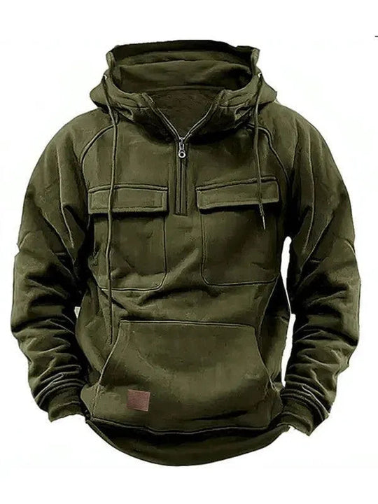 EB | Mehrfach-Taschen Kapuzen Herren Winterjacke