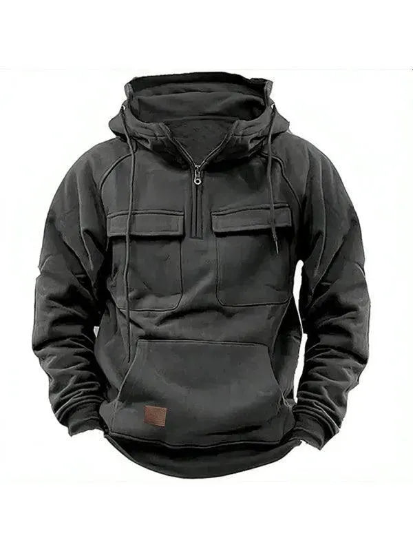 EB | Mehrfach-Taschen Kapuzen Herren Winterjacke