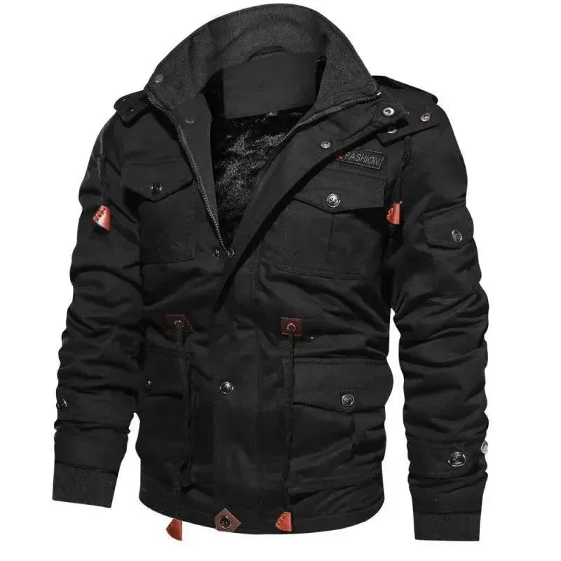EB | Mehrfach-Taschen Freizeit Fleece Jacke Männer