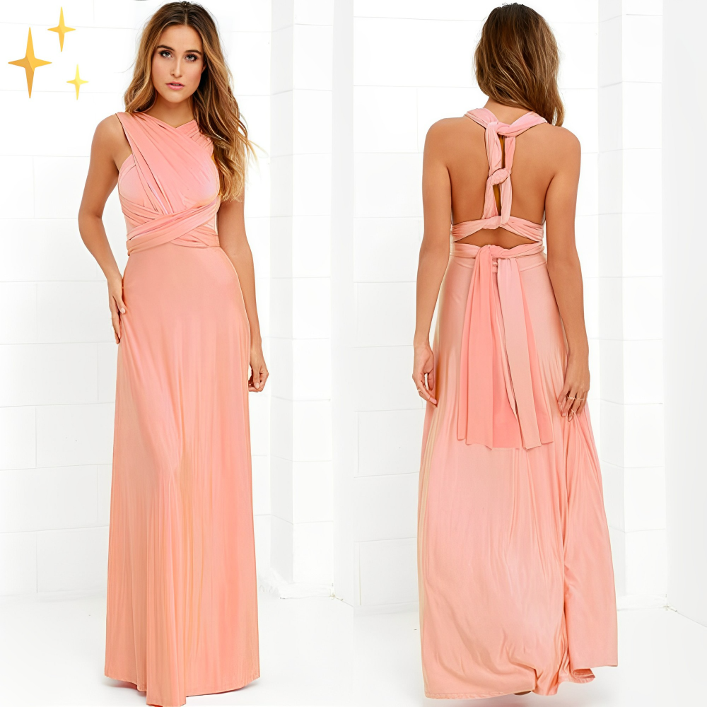 EB | Elegantes Baumwoll Wickelkleid