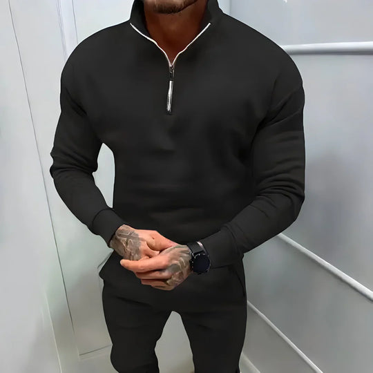EB | Muskel Fit Halbzip Pullover - Stilvoll & Bequem
