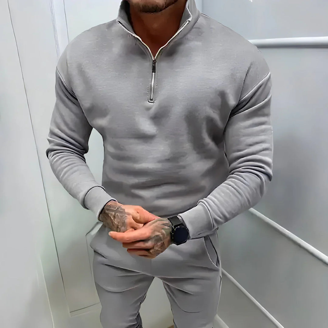 EB | Muskel Fit Halbzip Pullover - Stilvoll & Bequem