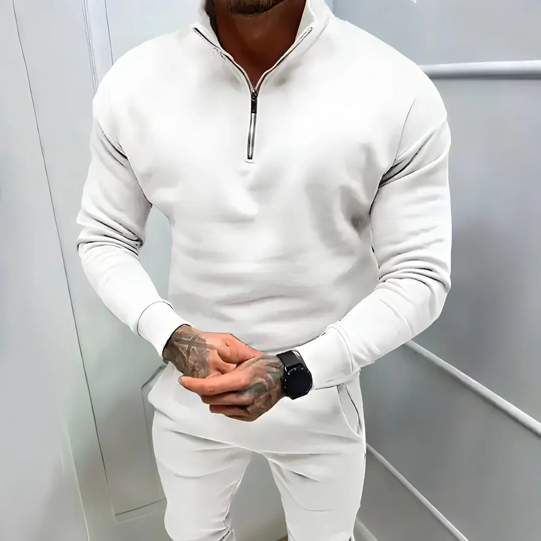 EB | Muskel Fit Halbzip Pullover - Stilvoll & Bequem