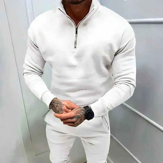 EB | Muskel Fit Halbzip Pullover - Stilvoll & Bequem